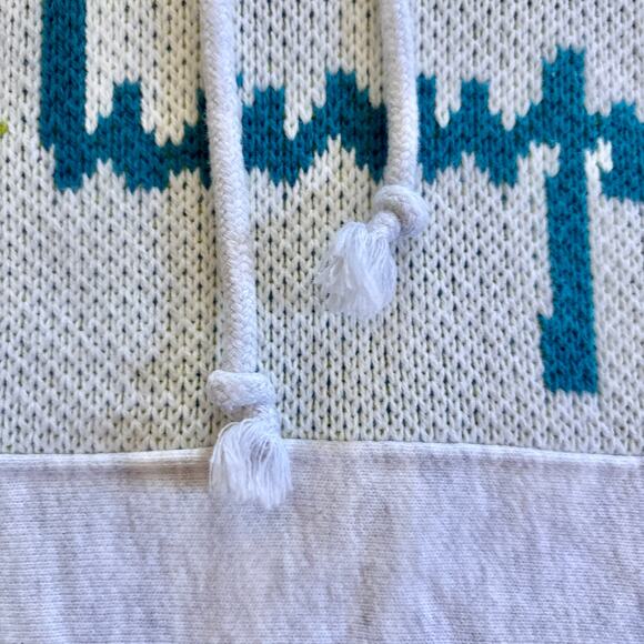 Champion Reverse Weave Heather Gray Spellout Hoodie Small - Picture 4 of 10